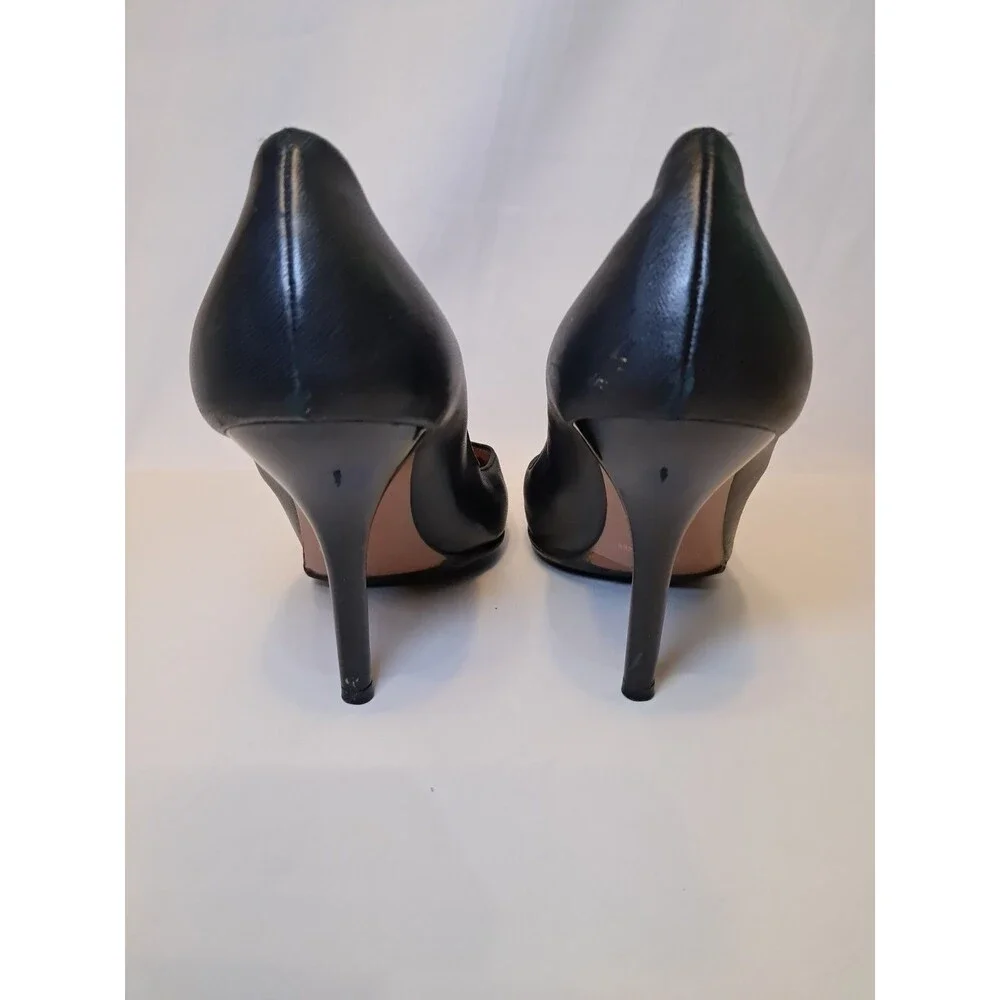 Les Tropeziennes Massimo Palazzo Size 39 EU/8.5 US Black Leather Pumps 4